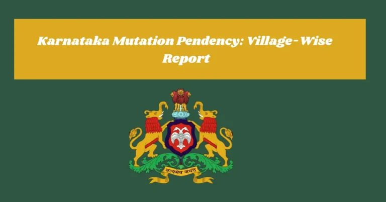 Village-Wise Report