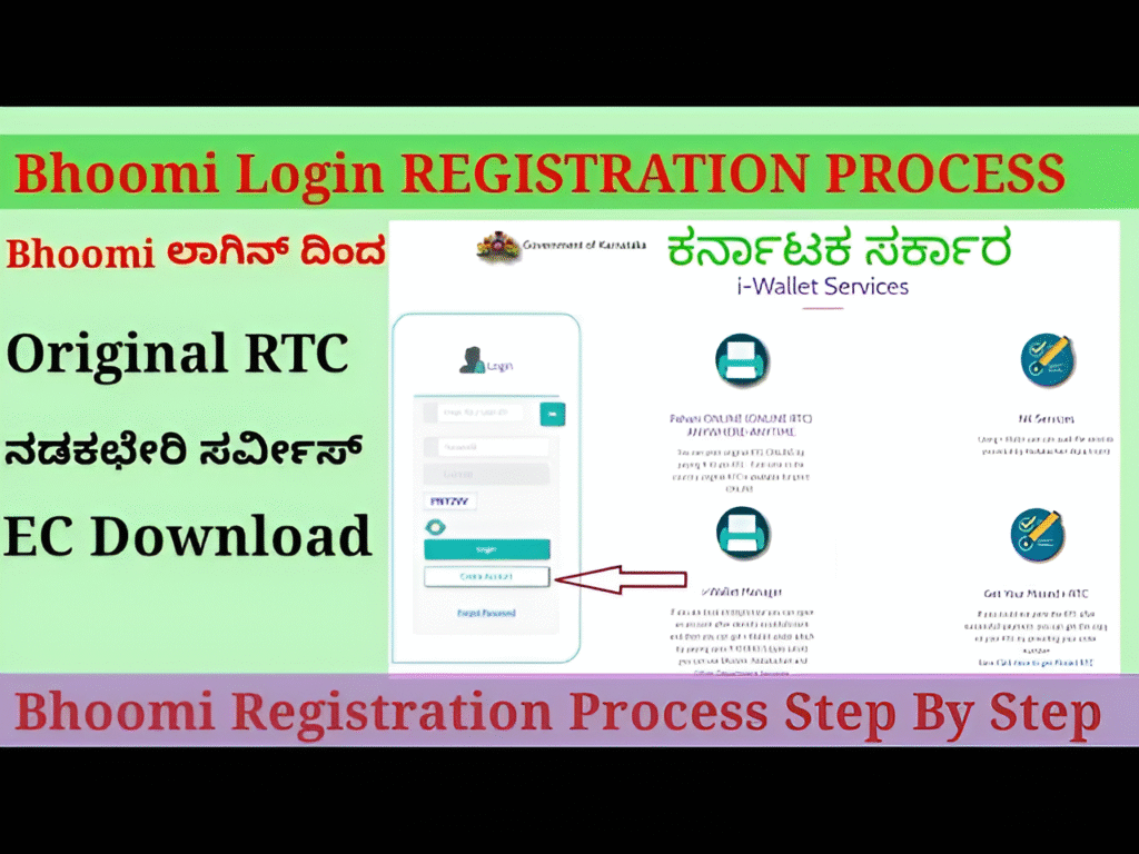 How to Register on the Bhoomi Portal
